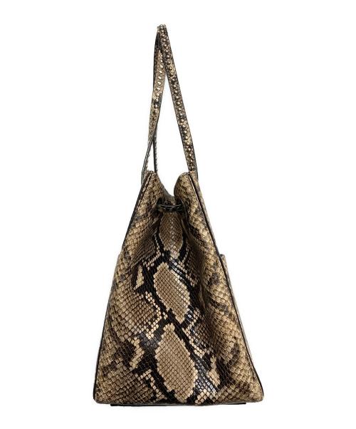 J&M DAVIDSON（ジェイ＆エム デヴィッドソン）J&M DAVIDSON (ジェイ＆エム デヴィッドソン) ハンドバッグ ブラウンの古着・服飾アイテム