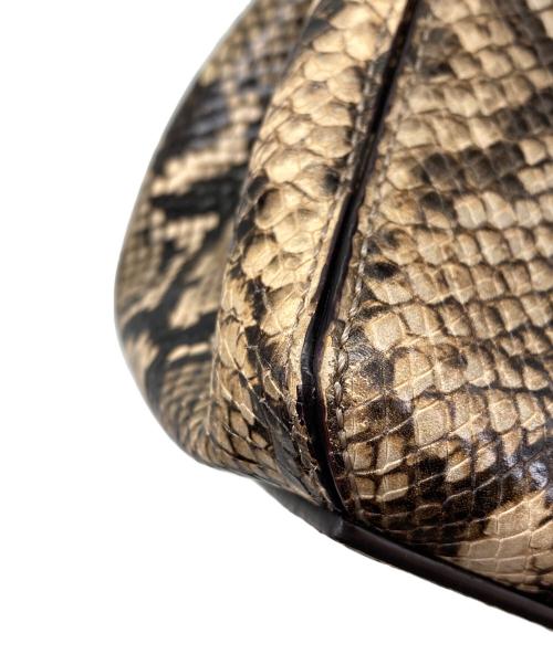 J&M DAVIDSON（ジェイ＆エム デヴィッドソン）J&M DAVIDSON (ジェイ＆エム デヴィッドソン) ハンドバッグ ブラウンの古着・服飾アイテム