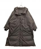 NANGA×emmi atelierナンガ×エミアトリエ）の古着「リバーシブルロングダウンコート」｜ブラック