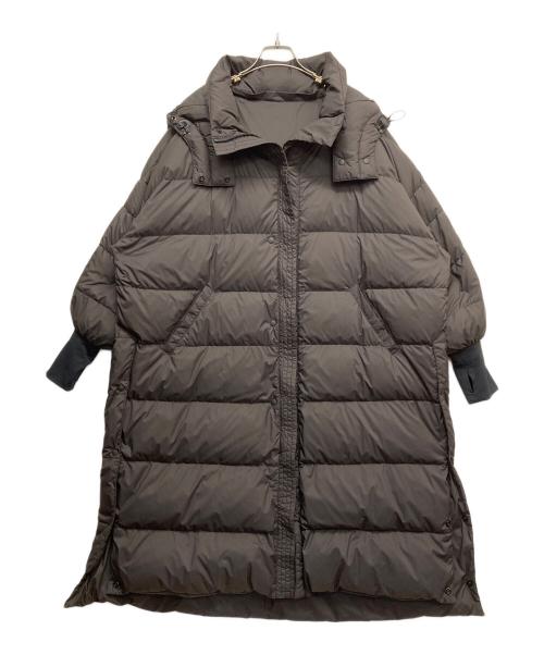 NANGA（ナンガ）NANGA (ナンガ) emmi atelier (エミアトリエ) リバーシブルロングダウンコート ブラック サイズ:Fの古着・服飾アイテム