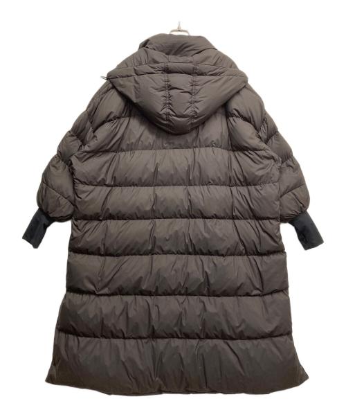 NANGA（ナンガ）NANGA (ナンガ) emmi atelier (エミアトリエ) リバーシブルロングダウンコート ブラック サイズ:Fの古着・服飾アイテム