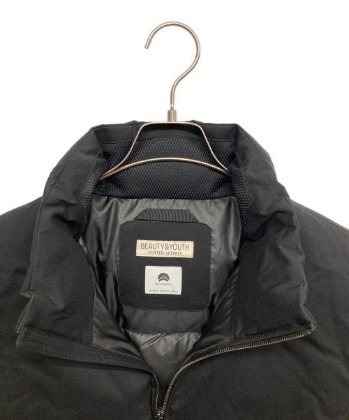 BEAUTY&YOUTH（ビューティーアンドユース）BEAUTY&YOUTH (ビューティーアンドユース) スタンドカラーダウンジャケット ブラック サイズ:Mの古着・服飾アイテム