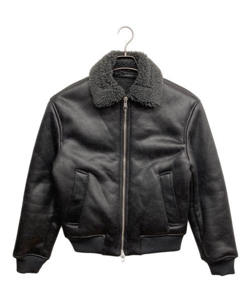 ZARA（ザラ）ZARA (ザラ) フェイクムートンジャケット ブラック サイズ:FREEの古着・服飾アイテム