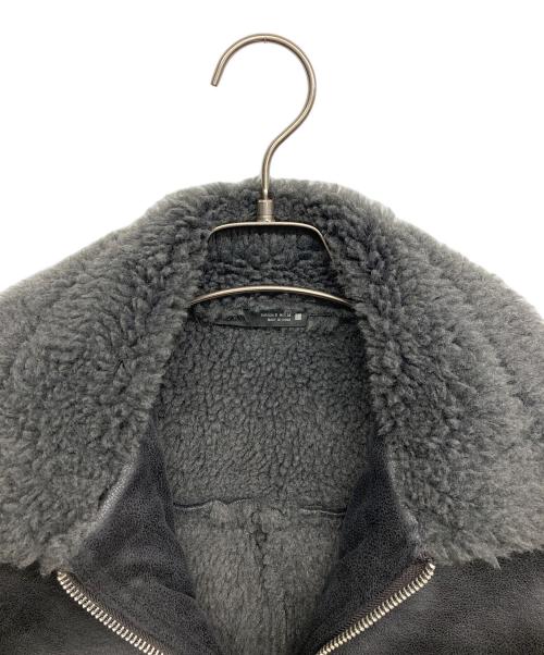 ZARA（ザラ）ZARA (ザラ) フェイクムートンジャケット ブラック サイズ:FREEの古着・服飾アイテム