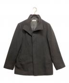 BEAUTY&YOUTHビューティーアンドユース）の古着「リバー メルトン バルカラー コート」｜ブラック