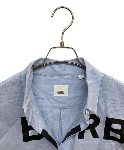 BURBERRY（バーバリー）BURBERRY (バーバリー) ホースフェリーオックスフォードシャツ ブルー サイズ:IT40の古着・服飾アイテム