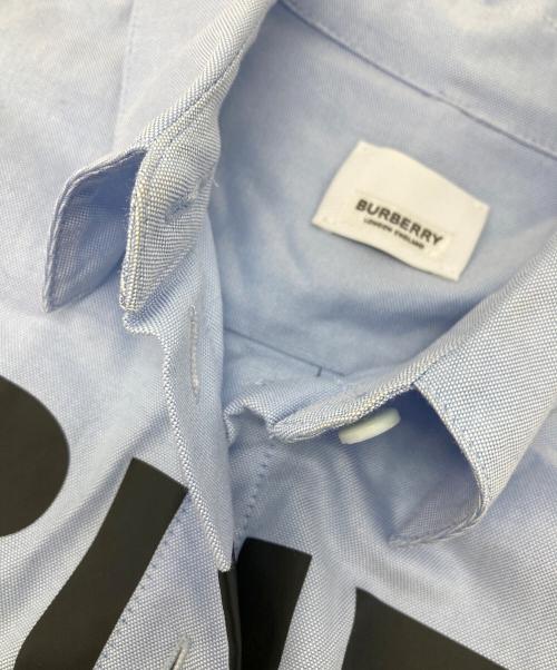 BURBERRY（バーバリー）BURBERRY (バーバリー) ホースフェリーオックスフォードシャツ ブルー サイズ:IT40の古着・服飾アイテム