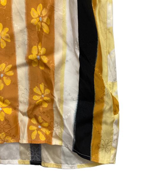 MARNI（マルニ）MARNI (マルニ) フラワーS/Sブラウス イエロー サイズ:36の古着・服飾アイテム