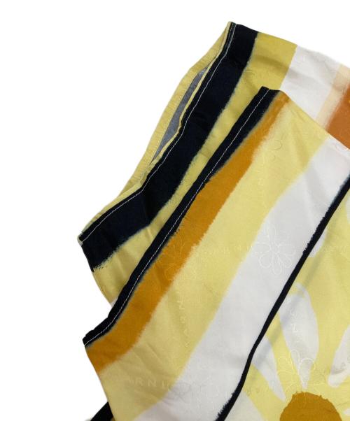 MARNI（マルニ）MARNI (マルニ) フラワーS/Sブラウス イエロー サイズ:36の古着・服飾アイテム