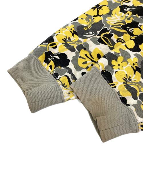 A BATHING APE（ア ベイシング エイプ）A BATHING APE (ア ベイシング エイプ) ジップパーカー イエロー サイズ:Mの古着・服飾アイテム