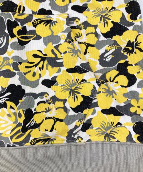 A BATHING APE（ア ベイシング エイプ）A BATHING APE (ア ベイシング エイプ) ジップパーカー イエロー サイズ:Mの古着・服飾アイテム