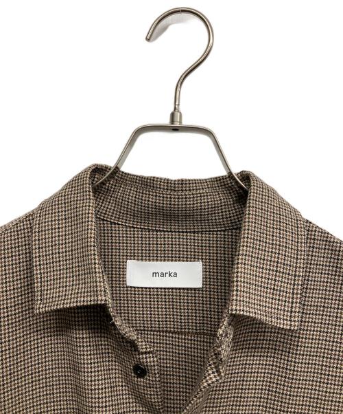 MARKA（マーカ）MARKA (マーカ) FLAP POCKET SHIRTS ブラウン サイズ:1の古着・服飾アイテム