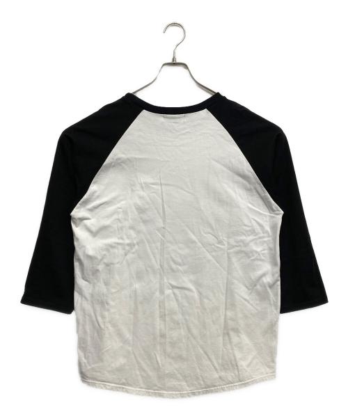 GOD SELECTION XXX（ゴッド セレクション トリプルエックス）GOD SELECTION XXX (ゴッド セレクション トリプルエックス) ラグランカットソー ホワイト サイズ:Mの古着・服飾アイテム