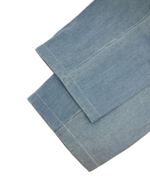 PWA（プア）PWA (プア) High Twist Denim Slacks ブルー サイズ:Lの古着・服飾アイテム