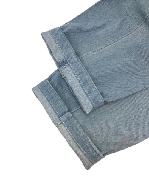PWA（プア）PWA (プア) High Twist Denim Slacks ブルー サイズ:Lの古着・服飾アイテム