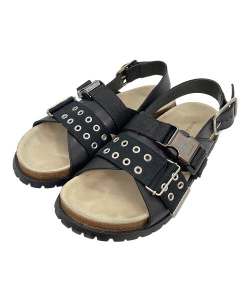 A.P.C.（アーペーセー）A.P.C. (アーペーセー) sacai (サカイ) ストラップサンダル ブラック サイズ:42の古着・服飾アイテム