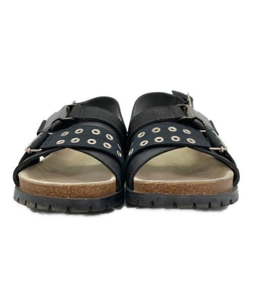 A.P.C.（アーペーセー）A.P.C. (アーペーセー) sacai (サカイ) ストラップサンダル ブラック サイズ:42の古着・服飾アイテム