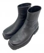 ZARA×STUDIO NICHOLSONザラ×スタジオ ニコルソン）の古着「サイドジップブーツ」｜ブラック