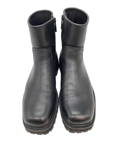 ZARA（ザラ）ZARA (ザラ) STUDIO NICHOLSON (スタジオ ニコルソン) サイドジップブーツ ブラック サイズ:40の古着・服飾アイテム