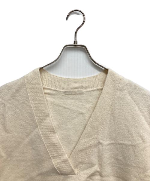 Plage（プラージュ）Plage (プラージュ) CASHMERE Mix フカVネック プルオーバー アイボリー サイズ:無しの古着・服飾アイテム