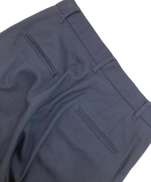 journal standard L'essage（ジャーナルスタンダード レサージュ）journal standard L'essage (ジャーナルスタンダード レサージュ) ウールトリコチン2タックワイドパンツ ネイビー サイズ:38の古着・服飾アイテム