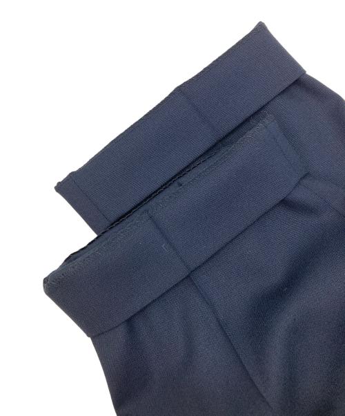 journal standard L'essage（ジャーナルスタンダード レサージュ）journal standard L'essage (ジャーナルスタンダード レサージュ) ウールトリコチン2タックワイドパンツ ネイビー サイズ:38の古着・服飾アイテム