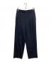 journal standard L'essage（ジャーナルスタンダード レサージュ）の古着「ウールトリコチン2タックワイドパンツ」｜ネイビー