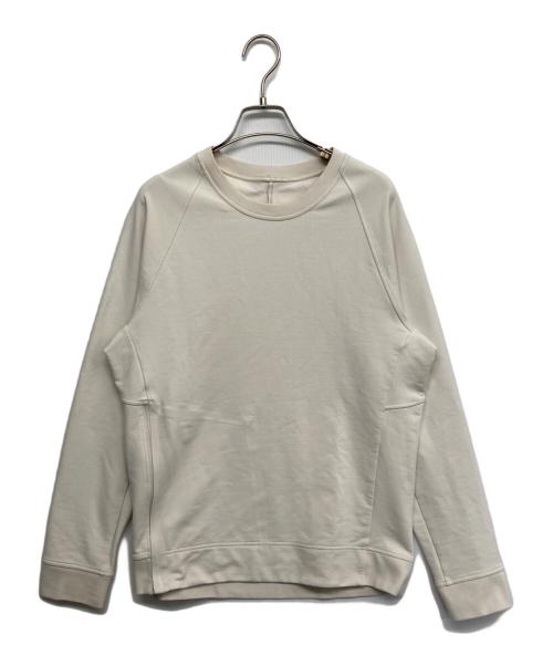 LULULEMON（ルルレモン）LULULEMON (ルルレモン) サイドジップロングスリーブカットソー ベージュ サイズ:Sの古着・服飾アイテム