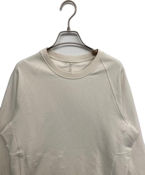 LULULEMON（ルルレモン）LULULEMON (ルルレモン) サイドジップロングスリーブカットソー ベージュ サイズ:Sの古着・服飾アイテム