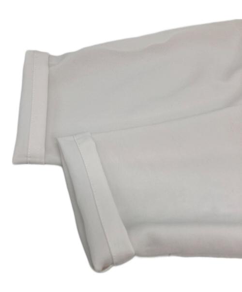 BEARDSLEY（ビアズリー）BEARDSLEY (ビアズリー) 後ろドレープTブラウス ホワイト サイズ:FREEの古着・服飾アイテム