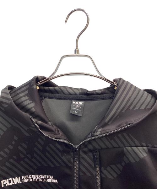 AVIREX（アヴィレックス）AVIREX (アヴィレックス) PDW LIGHT ZIP UP PARKA ブラック サイズ:Mの古着・服飾アイテム