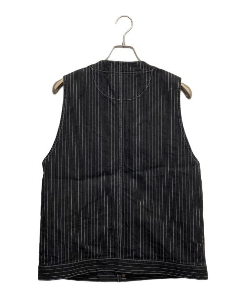 SCHOTT BROS.（ショット）SCHOTT BROS. (ショット) ヒッコリ- デニムベスト ブラック サイズ:Lの古着・服飾アイテム