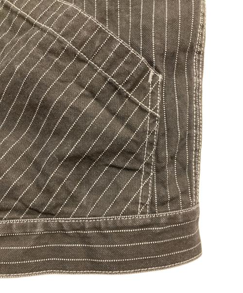 SCHOTT BROS.（ショット）SCHOTT BROS. (ショット) ヒッコリ- デニムベスト ブラック サイズ:Lの古着・服飾アイテム