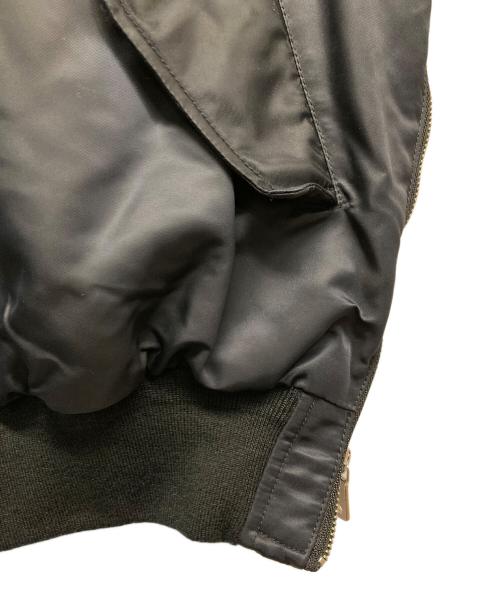 MAISON SPECIAL（メゾンスペシャル）MAISON SPECIAL (メゾンスペシャル) Prime-Over Nylon MA-1 Bomber Jacket ブラック サイズ:1の古着・服飾アイテム