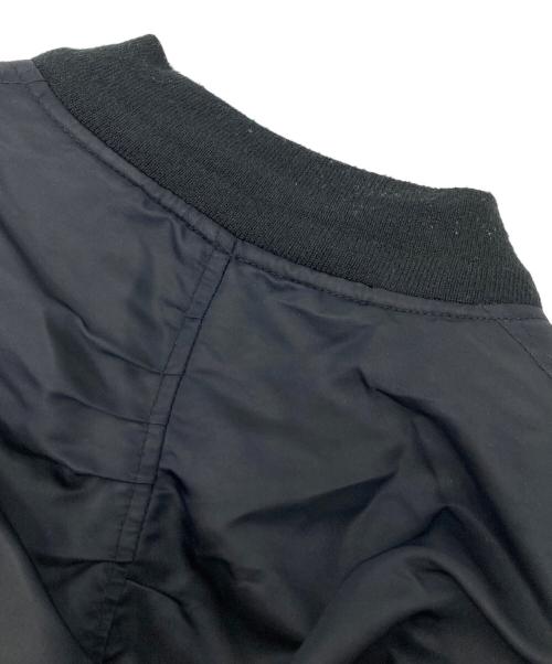 MAISON SPECIAL（メゾンスペシャル）MAISON SPECIAL (メゾンスペシャル) Prime-Over Nylon MA-1 Bomber Jacket ブラック サイズ:1の古着・服飾アイテム