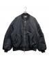 MAISON SPECIAL（メゾンスペシャル）の古着「Prime-Over Nylon MA-1 Bomber Jacket」｜ブラック