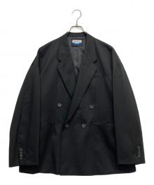 MAISON SPECIAL（メゾンスペシャル）の古着「Wool Mix Prime-Over Double Tailored Jacket」｜ブラック