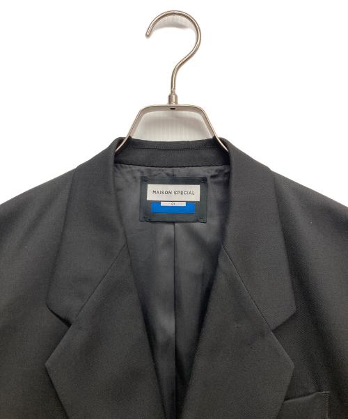 MAISON SPECIAL（メゾンスペシャル）MAISON SPECIAL (メゾンスペシャル) Wool Mix Prime-Over Double Tailored Jacket ブラック サイズ:1の古着・服飾アイテム