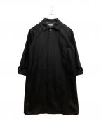MAISON SPECIALメゾンスペシャル）の古着「Super140s Prime-Over Melton Balmachan Coat」｜ブラック