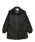 icBアイシービー）の古着「ニットコンビアウター」｜ブラック