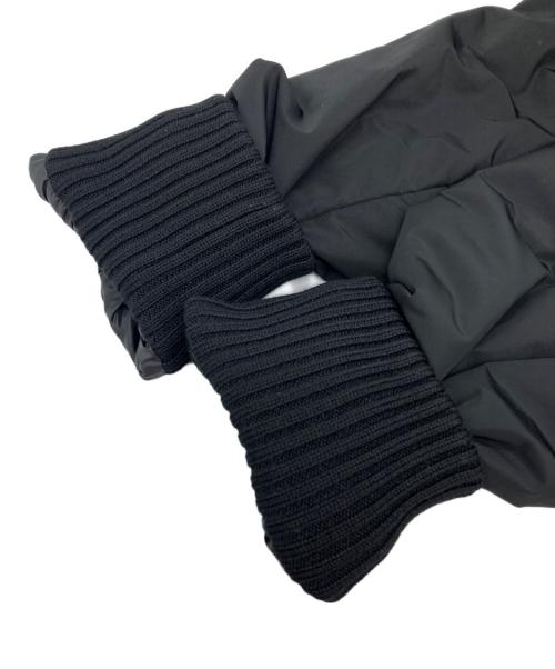 icB（アイシービー）icB (アイシービー) ニットコンビアウター ブラック サイズ:4の古着・服飾アイテム