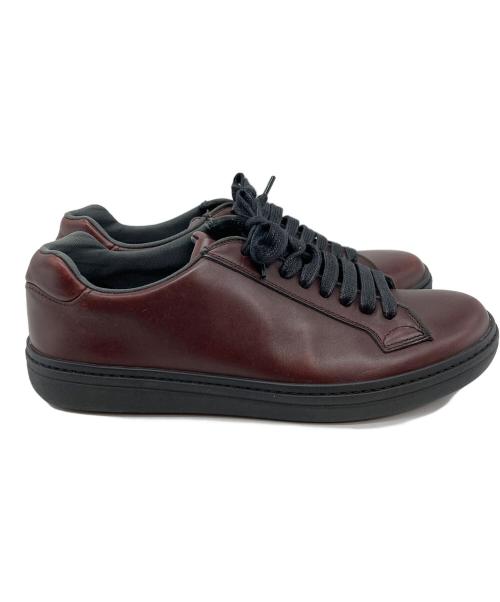 Church’s（チャーチ）Church’s (チャーチ) レザースニーカー バーガンディー サイズ:6 1/2の古着・服飾アイテム