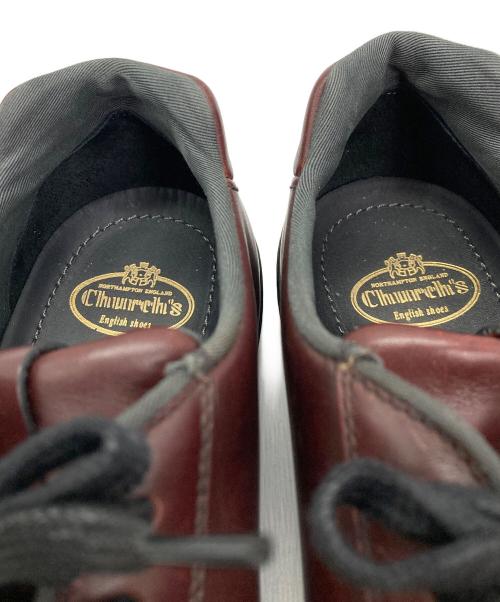 Church’s（チャーチ）Church’s (チャーチ) レザースニーカー バーガンディー サイズ:6 1/2の古着・服飾アイテム
