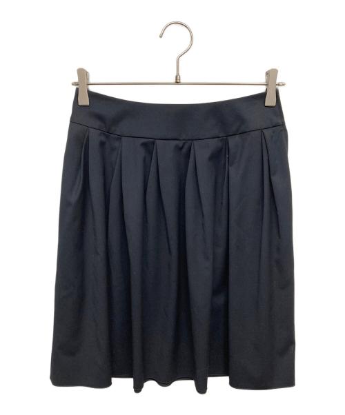 FOXEY NEWYORK（フォクシーニューヨーク）FOXEY NEWYORK (フォクシーニューヨーク) ダブルタックスカート ブラック サイズ:38の古着・服飾アイテム
