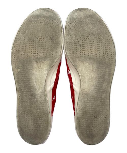 A BATHING APE（アベイシングエイプ）A BATHING APE (ア ベイシング エイプ) ENBOSSING STA SLIPON レッド サイズ:27の古着・服飾アイテム