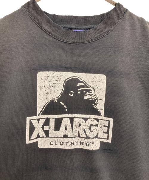 OLD X-LARGE（エクストララージ）OLD X-LARGE (エクストララージ) プリントスウェット ブラック サイズ:タグ消え有の古着・服飾アイテム