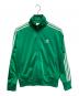 adidas（アディダス）の古着「トラックジャケット」｜グリーン