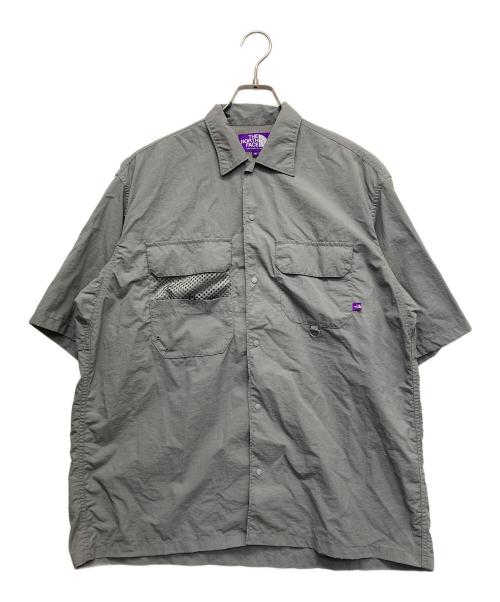 THE NORTHFACE PURPLELABEL（ザ・ノースフェイス パープルレーベル）THE NORTHFACE PURPLELABEL (ザ・ノースフェイス パープルレーベル) フィルド ハーフスリーブ シャツ カーキ サイズ:Mの古着・服飾アイテム