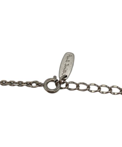 PAUL SMITH（ポールスミス）Paul Smith (ポールスミス) ロゴプレートネックレス シルバーの古着・服飾アイテム