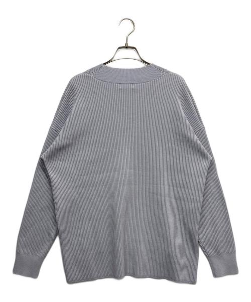 BALLSEY（ボールジィ）BALLSEY (ボールジィ) リンクスリブライト Vネックプルオーバー パープル サイズ:Sの古着・服飾アイテム